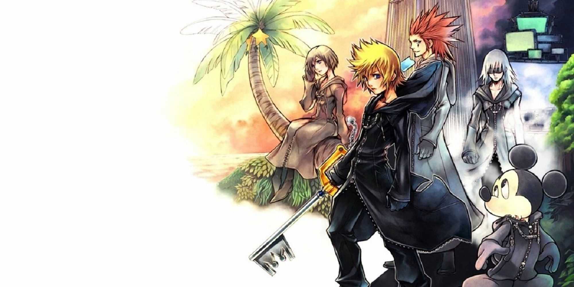 Arte promocional com personagens de Kingdom Hearts 358:2 Days