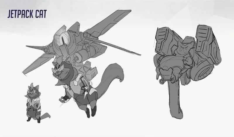 Overwatch Jetpack Cat