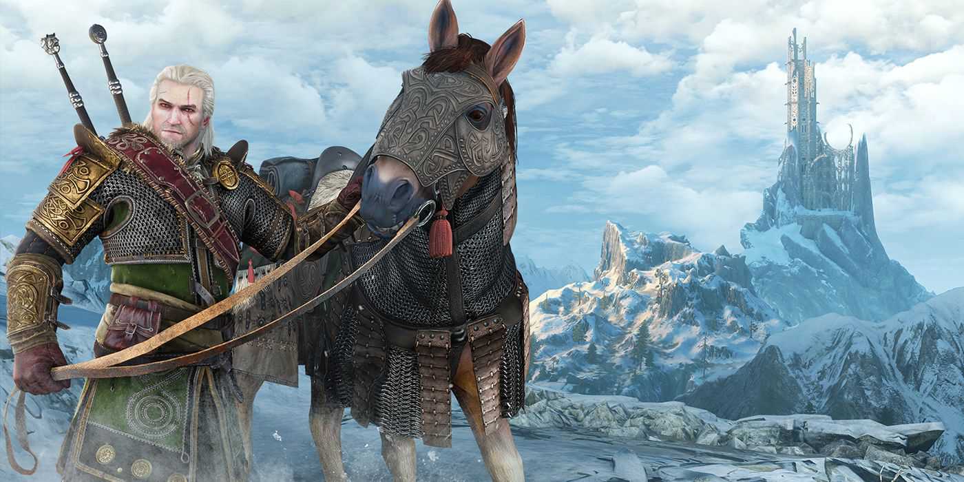 O conjunto de armadura Skellige em The Witcher 3