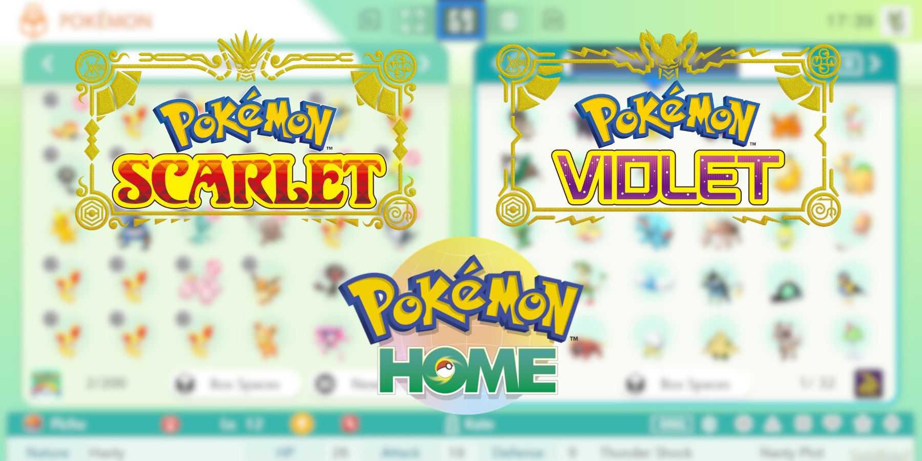 Pokemon Home-Scarlet-and-violet