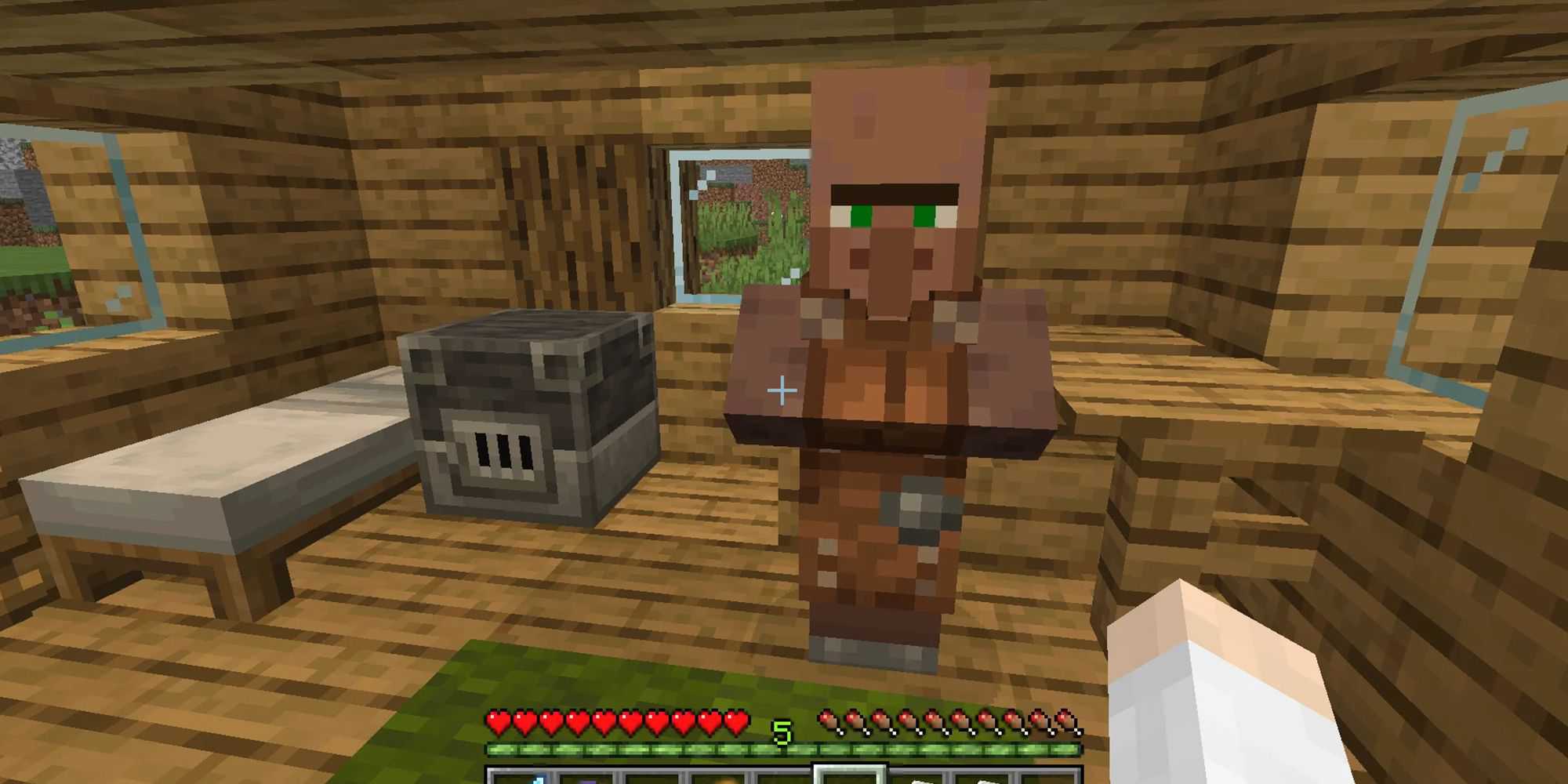 Aldeão Leatherworker no Minecraft