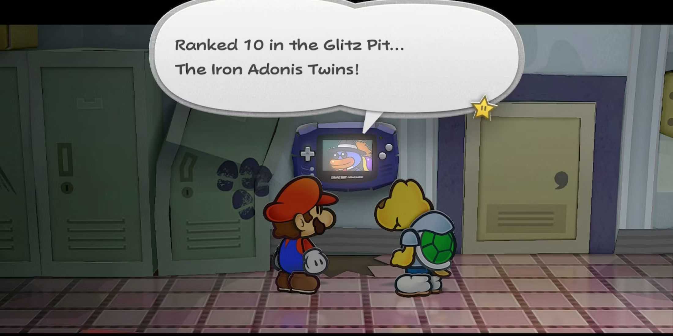 Paper Mario The Thousand-Year Door – Gêmeos Iron Adonis no Glitz Pit