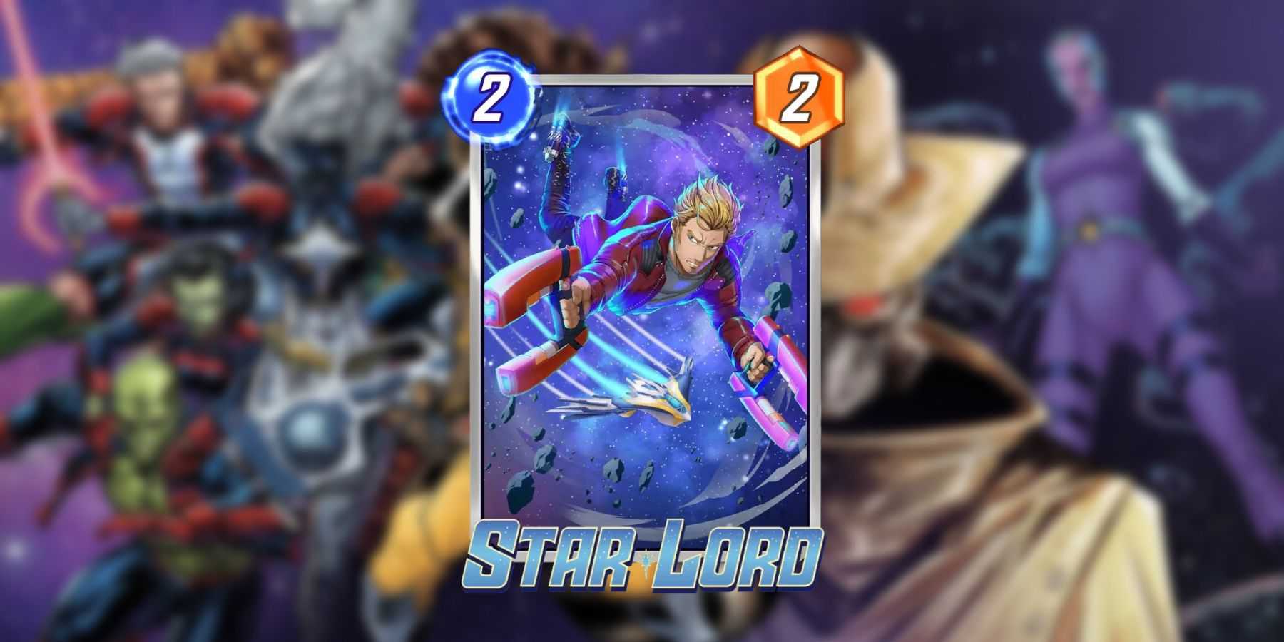 Variante do anime Star Lord no Marvel Snap.