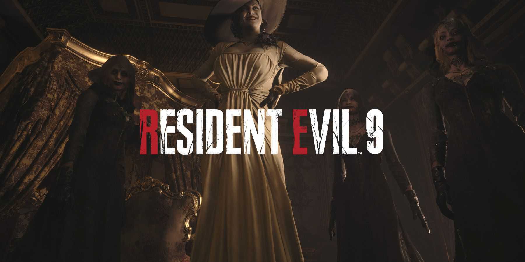 Logotipo falso de Resident Evil 9 Dimitrescu