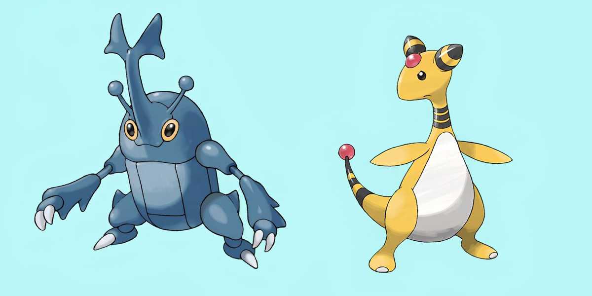 Fã Pokemon Cria Incrível Fusão entre Heracross e Ampharos em Arte Surpreendente