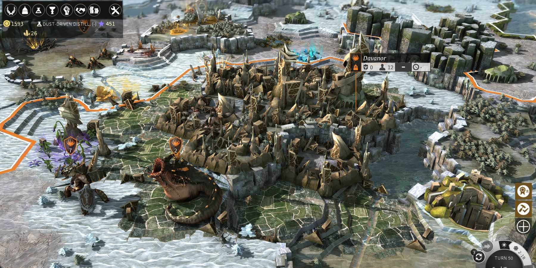 Endless Legend City Management