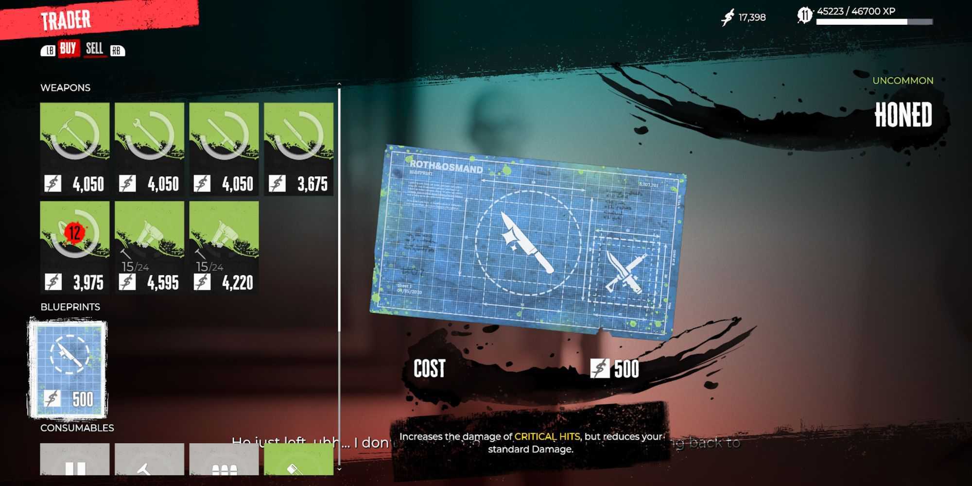 dead island 2 honed blueprint