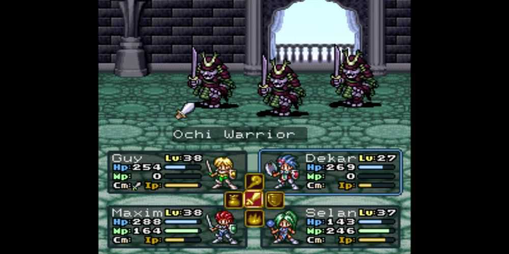 A screenshot from Lufia 2 (SNES)