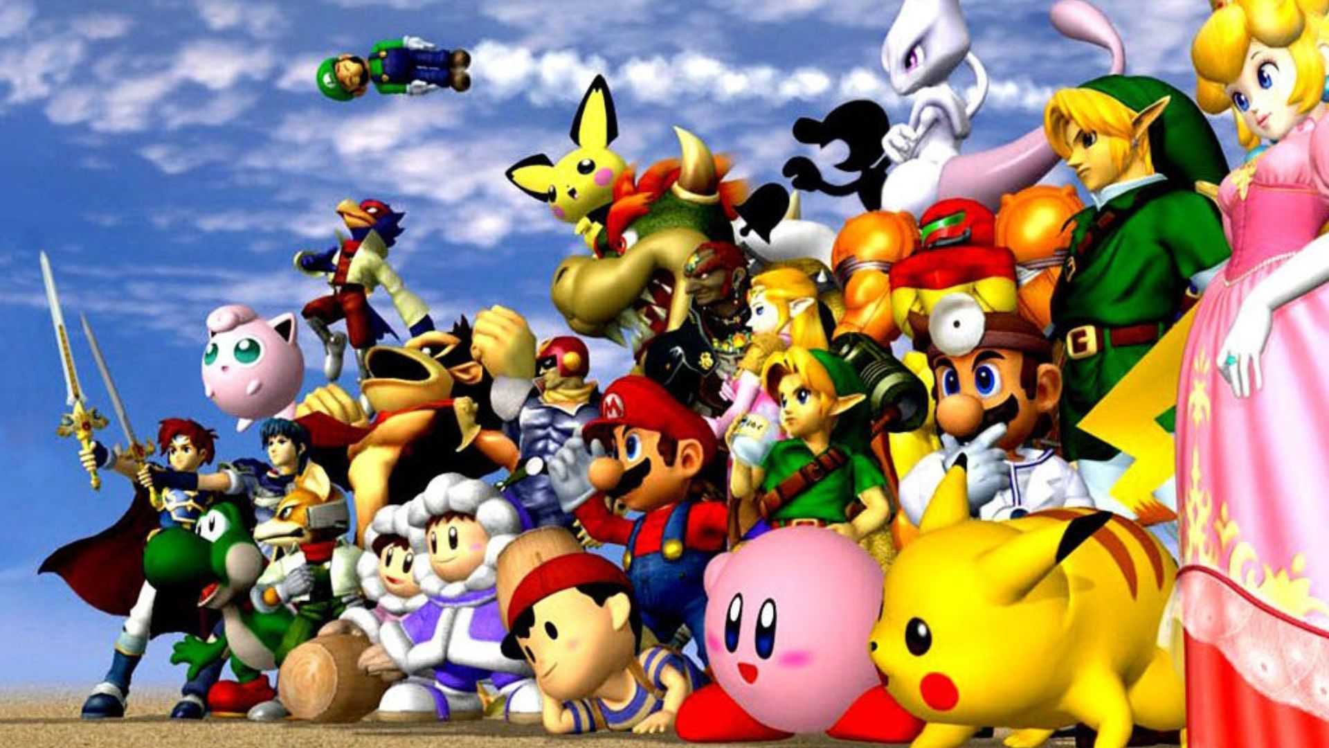 Super Smash Bros. Melee opening screenshot