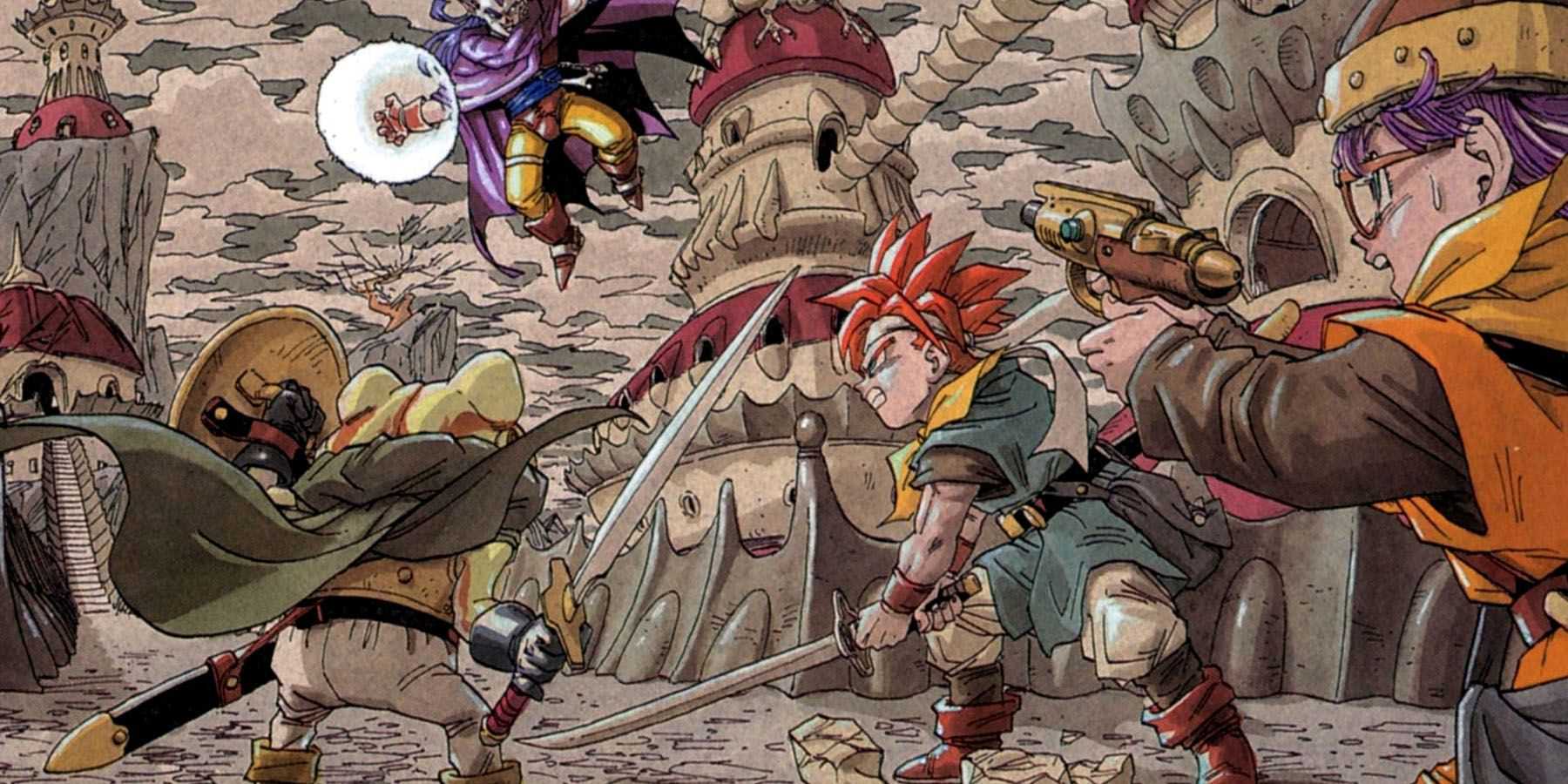 Chrono Trigger magus battle official art