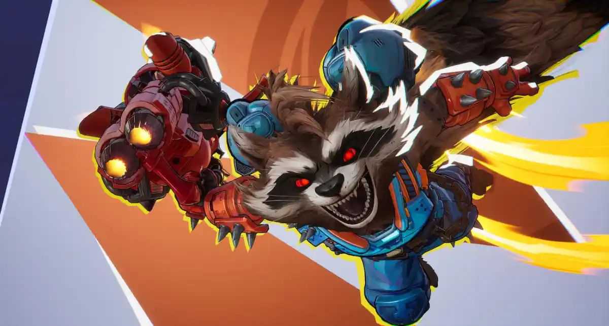 Marvel Rivals Rocket Raccoon Art