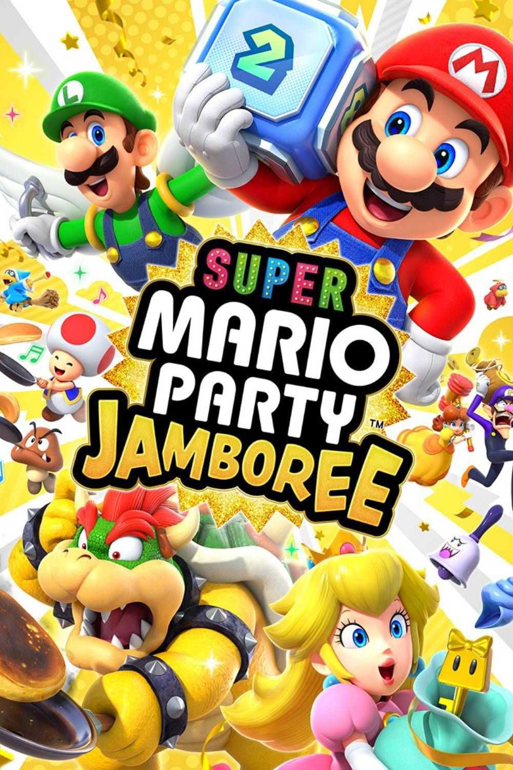 Super Mario Party Jamboree Tag Página Capa Arte