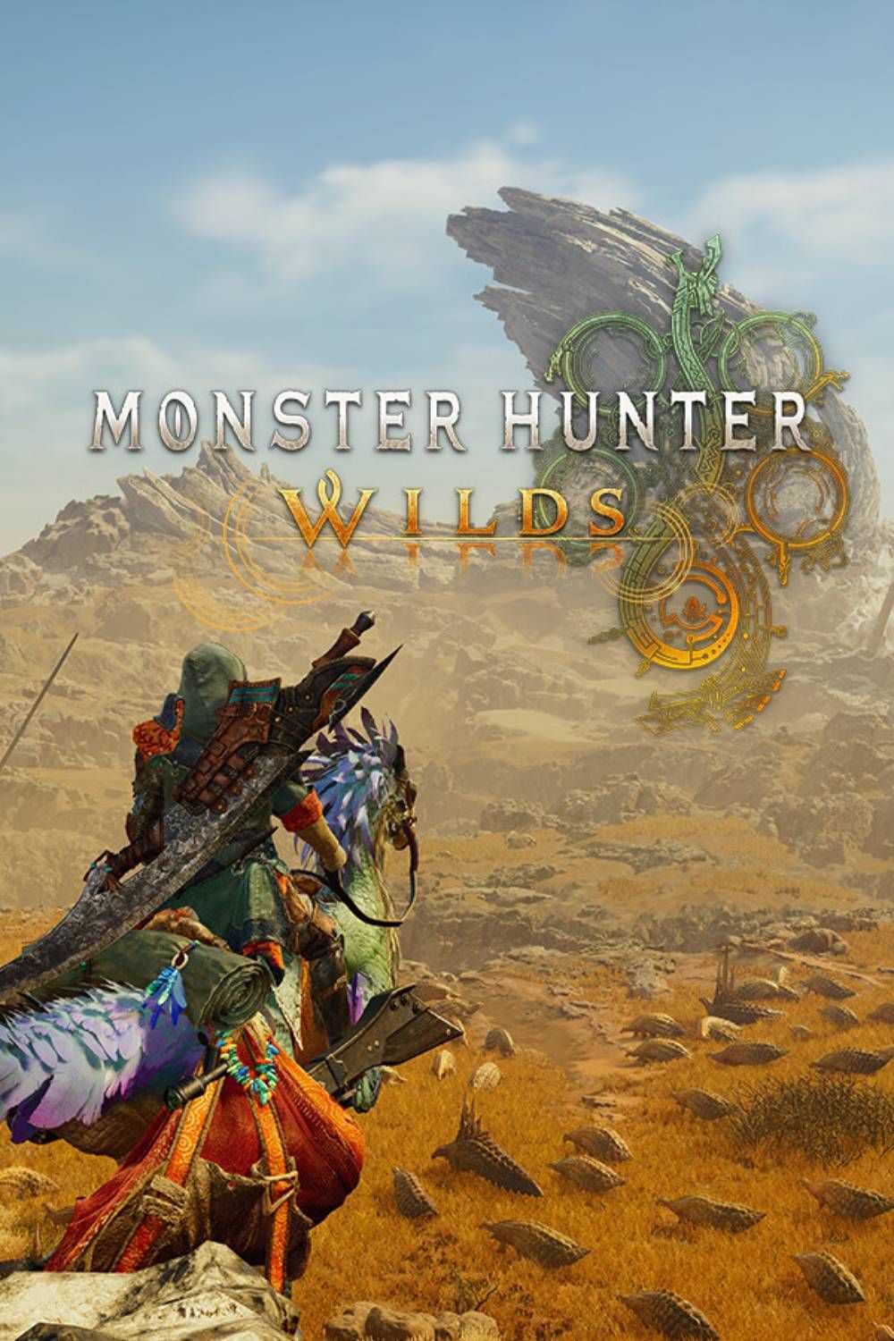 Arte da capa da página de etiqueta Monster Hunter Wilds