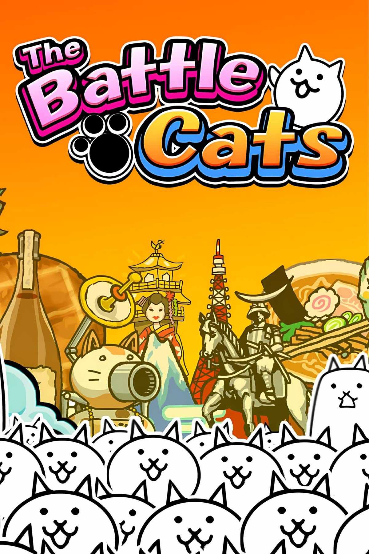 Arte da capa da página de tags Battle Cats