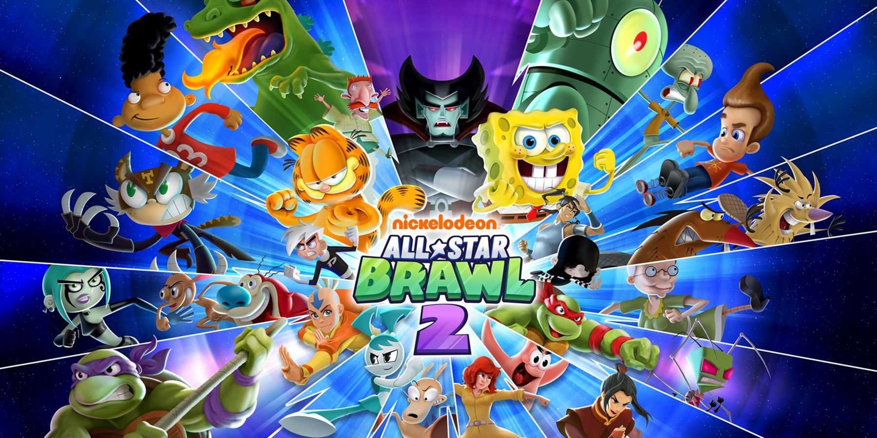 nickelodeon all-star brawl 2 key art