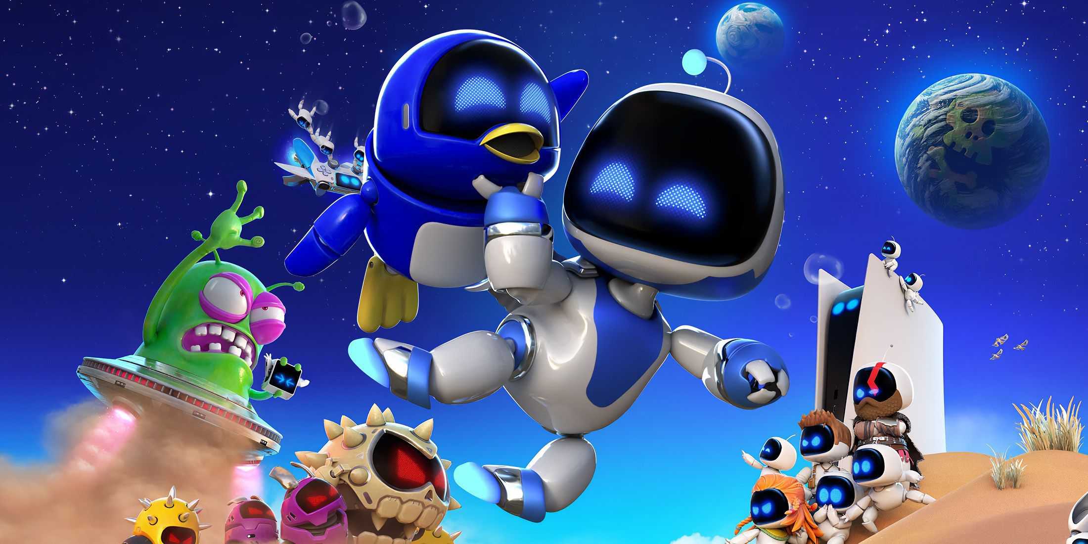 astro bot 2024 promotional key art