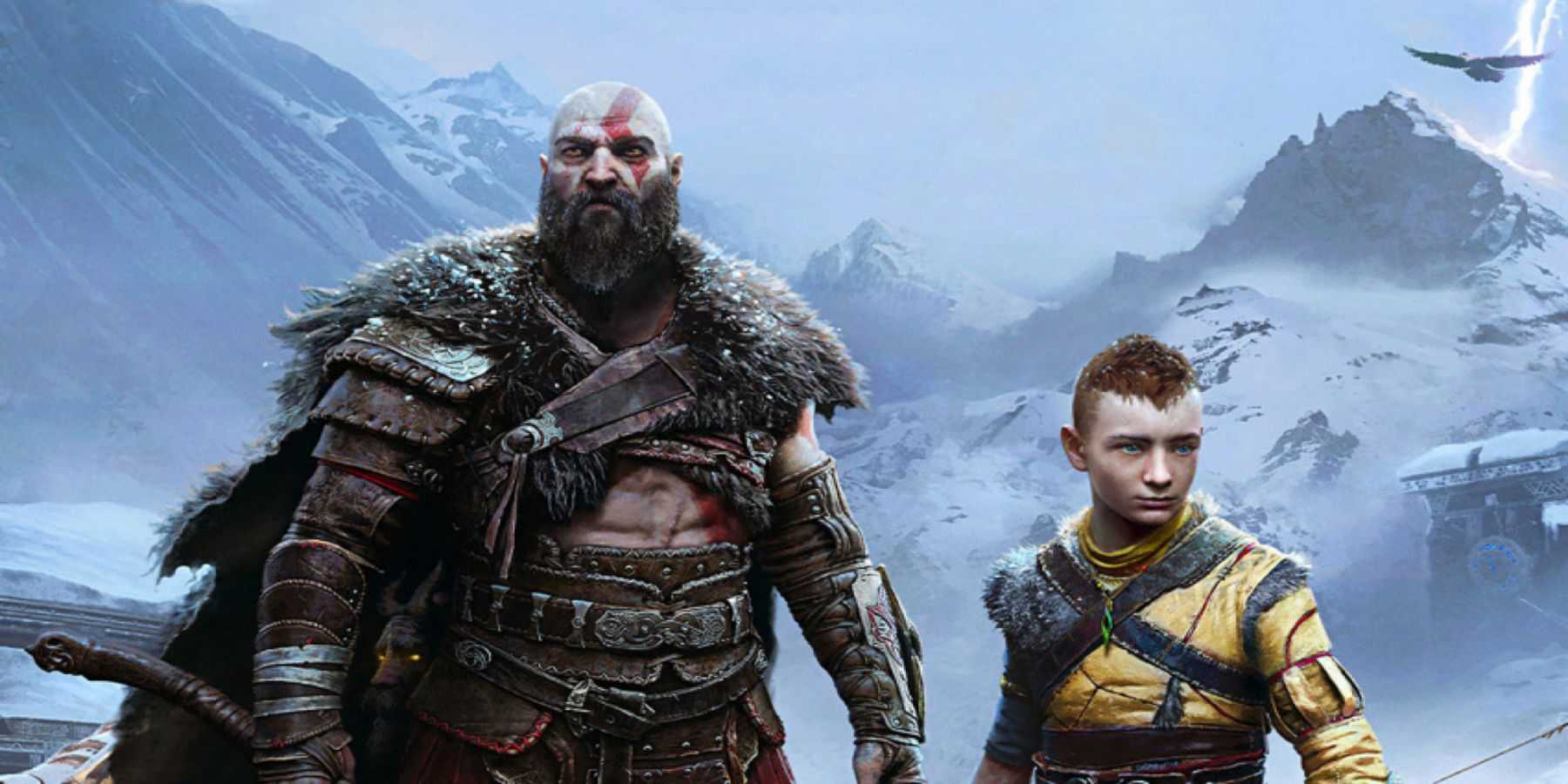 deus-da-guerra-ragnarok-kratos-atreus-chave-arte