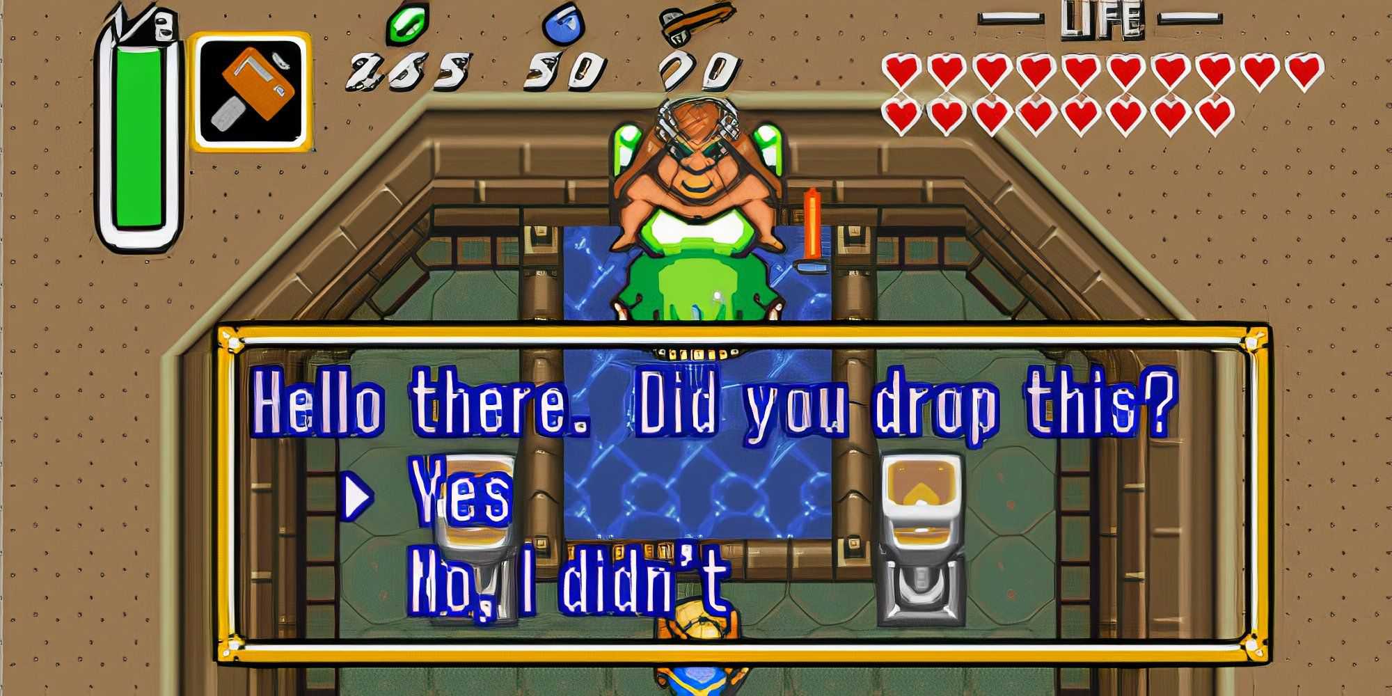 Conversando com a Fada Amaldiçoada em The Legend of Zelda A Link to the Past