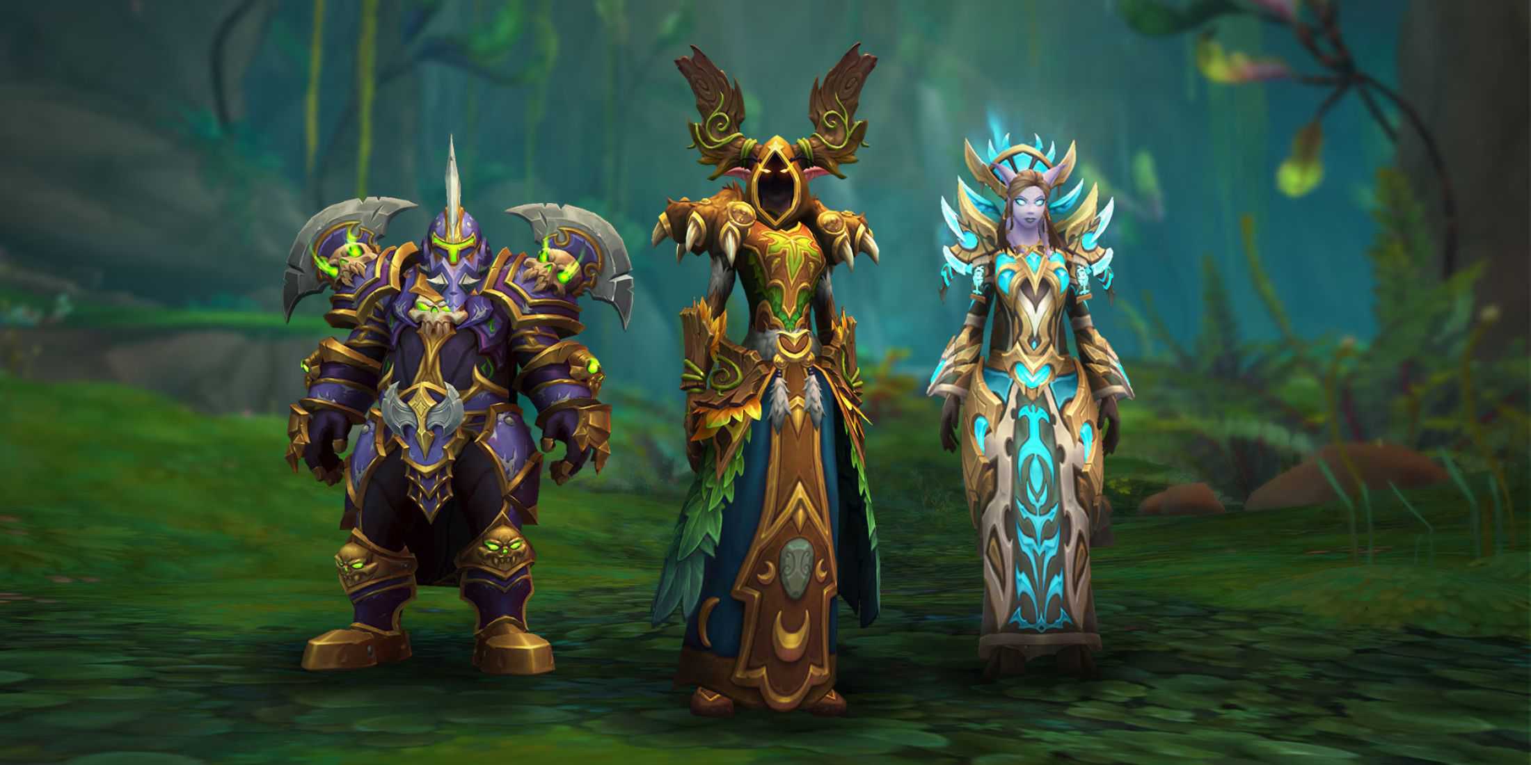 world of warcraft 20th anniversary event tier 2 sets warrior druid priest