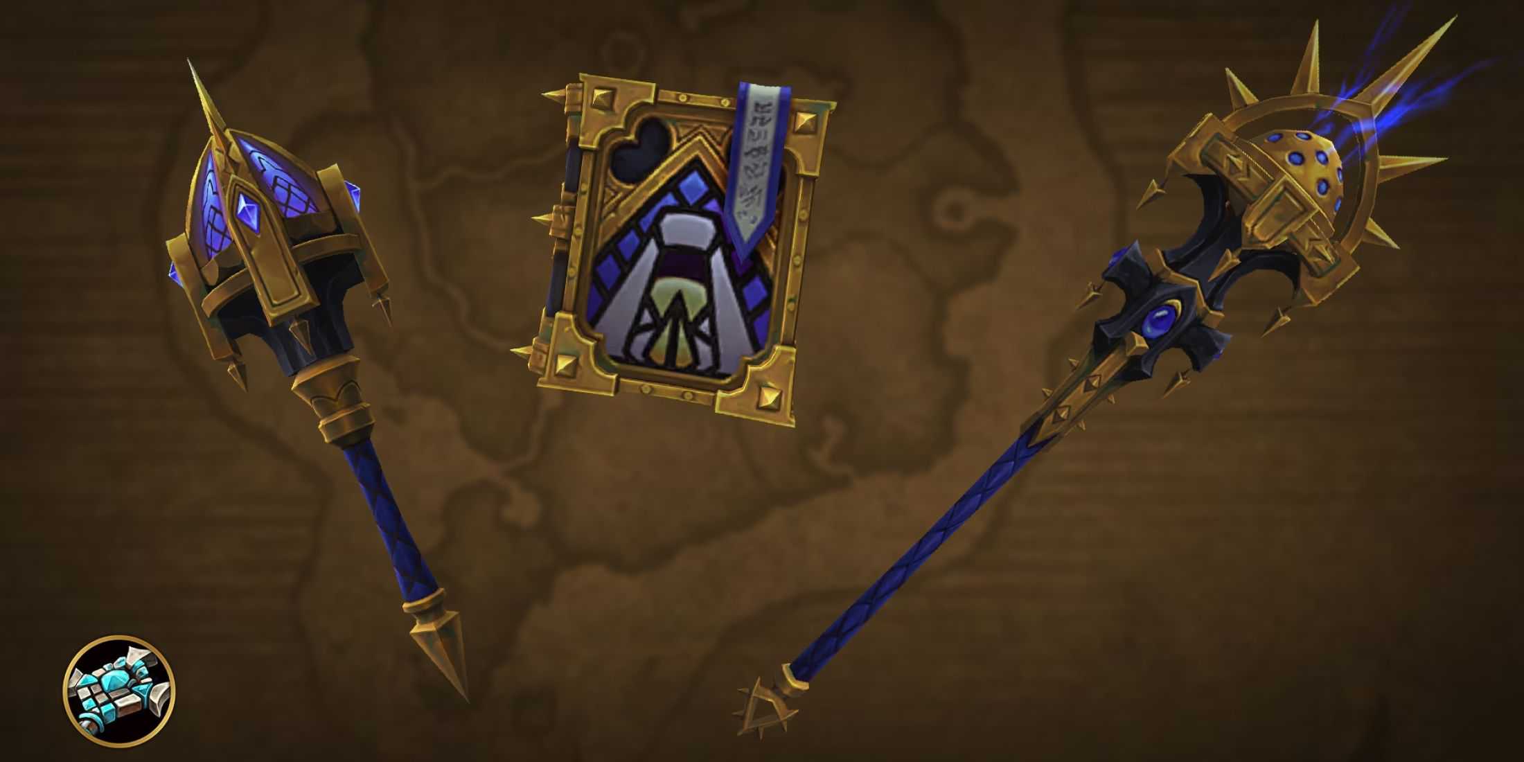 world of warcraft class ensembles weapons priest