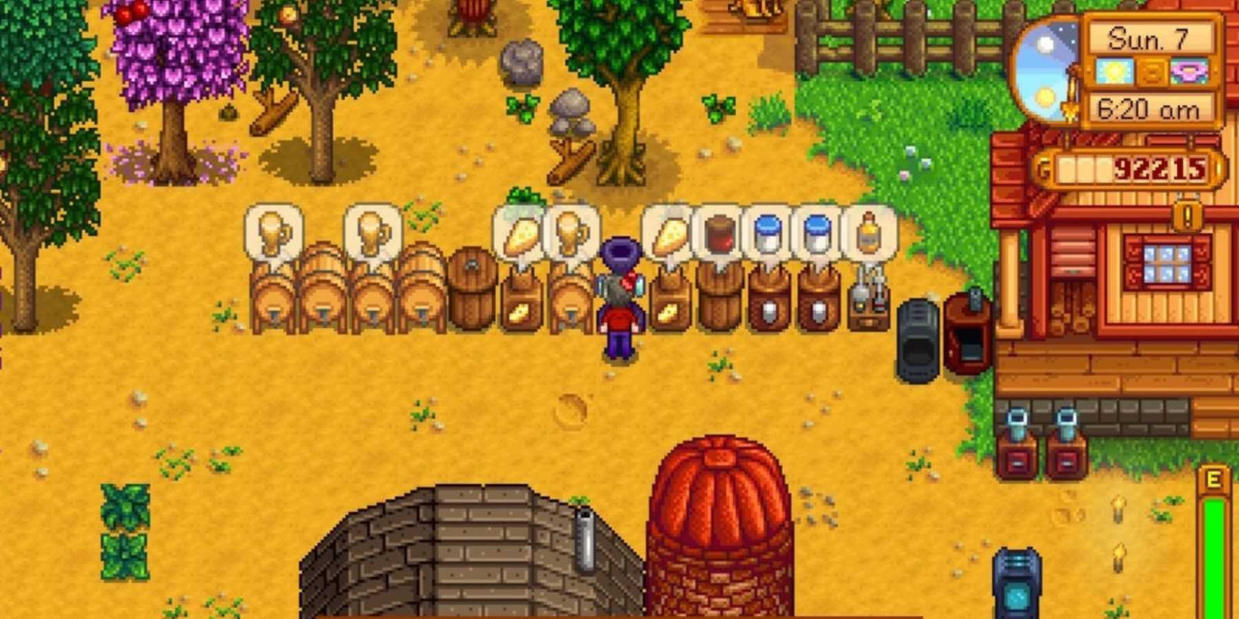 Stardew Valley Farm With Different Artisanal Good Machines