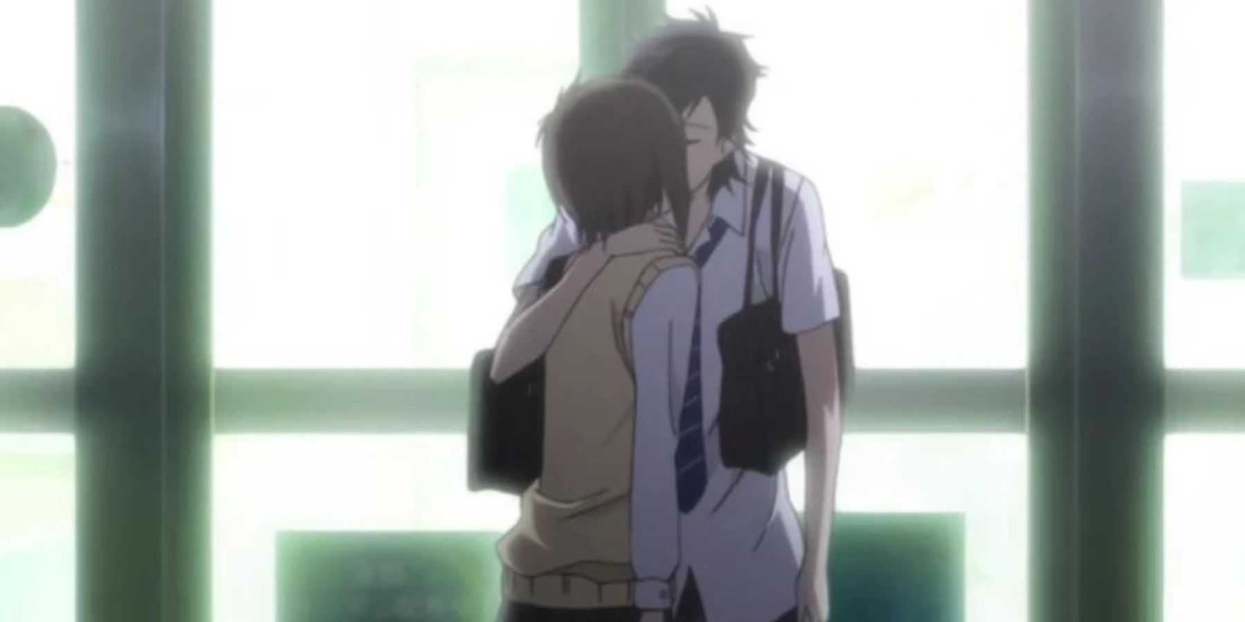 Mei Tachibana e Yamato Kurosawa (Say I Love You) primeiro beijo anime