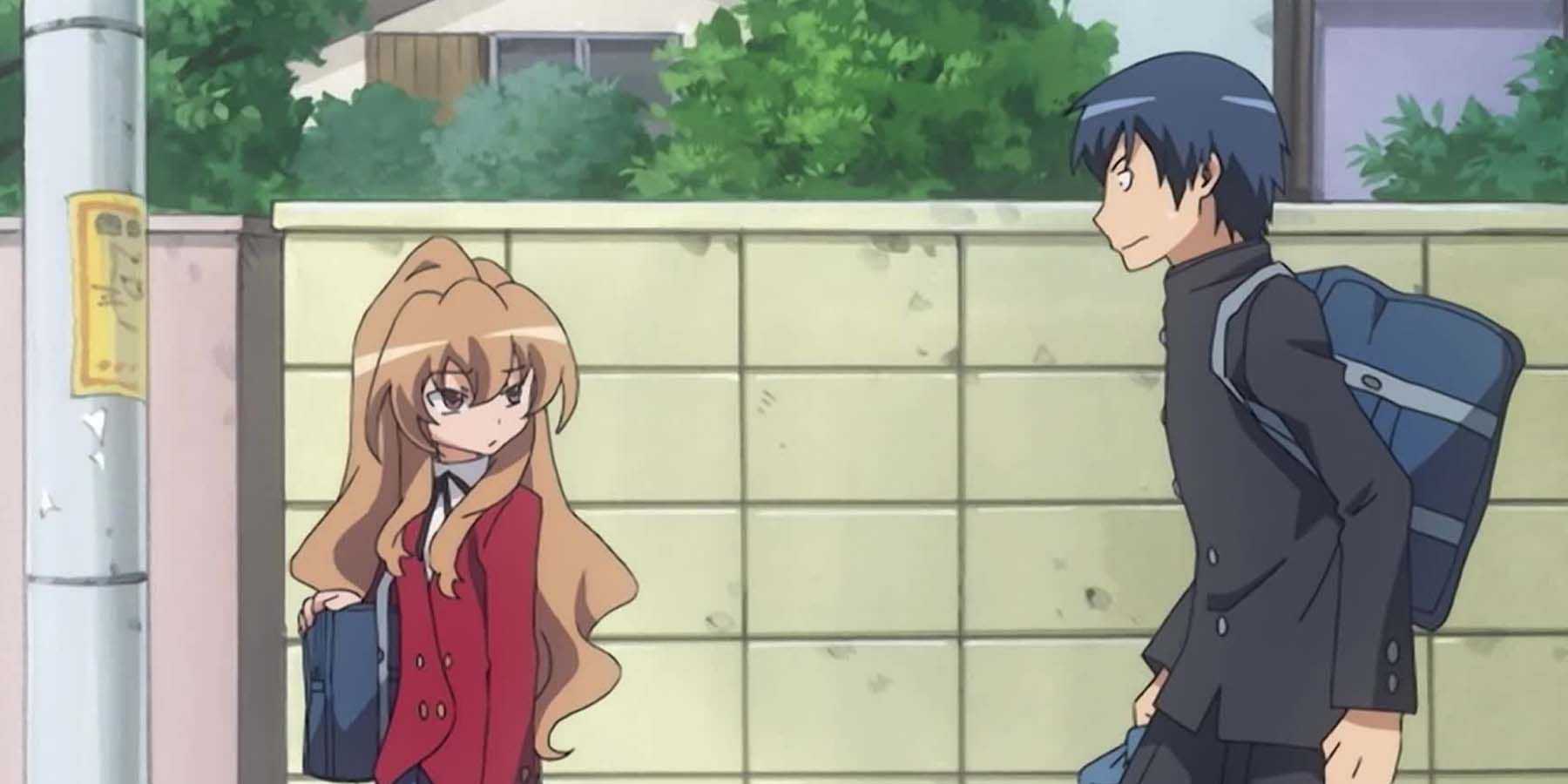 Toradora anime taiga aisaka and ryuuji takasu