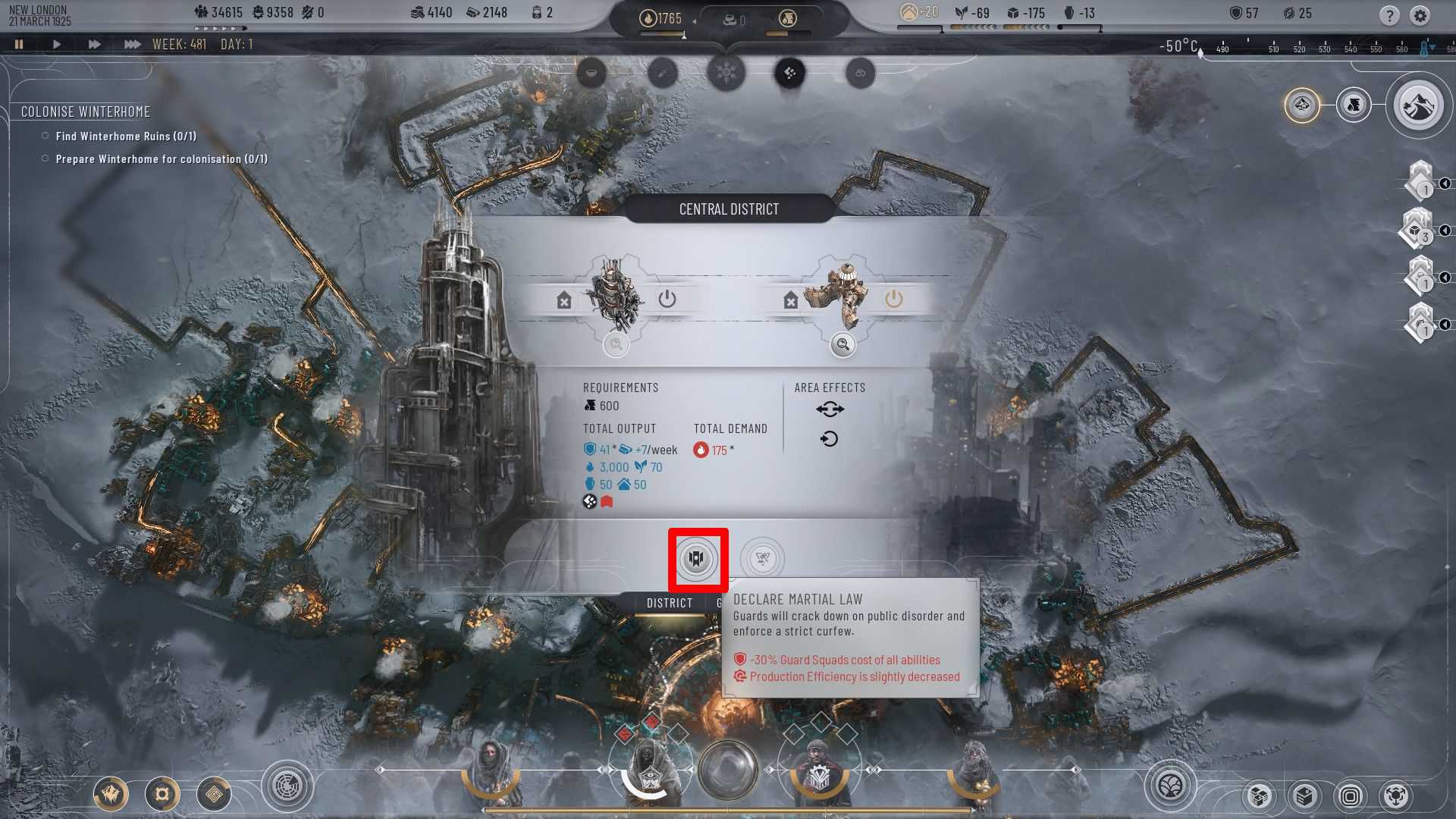 frostpunk 2 declare martial law