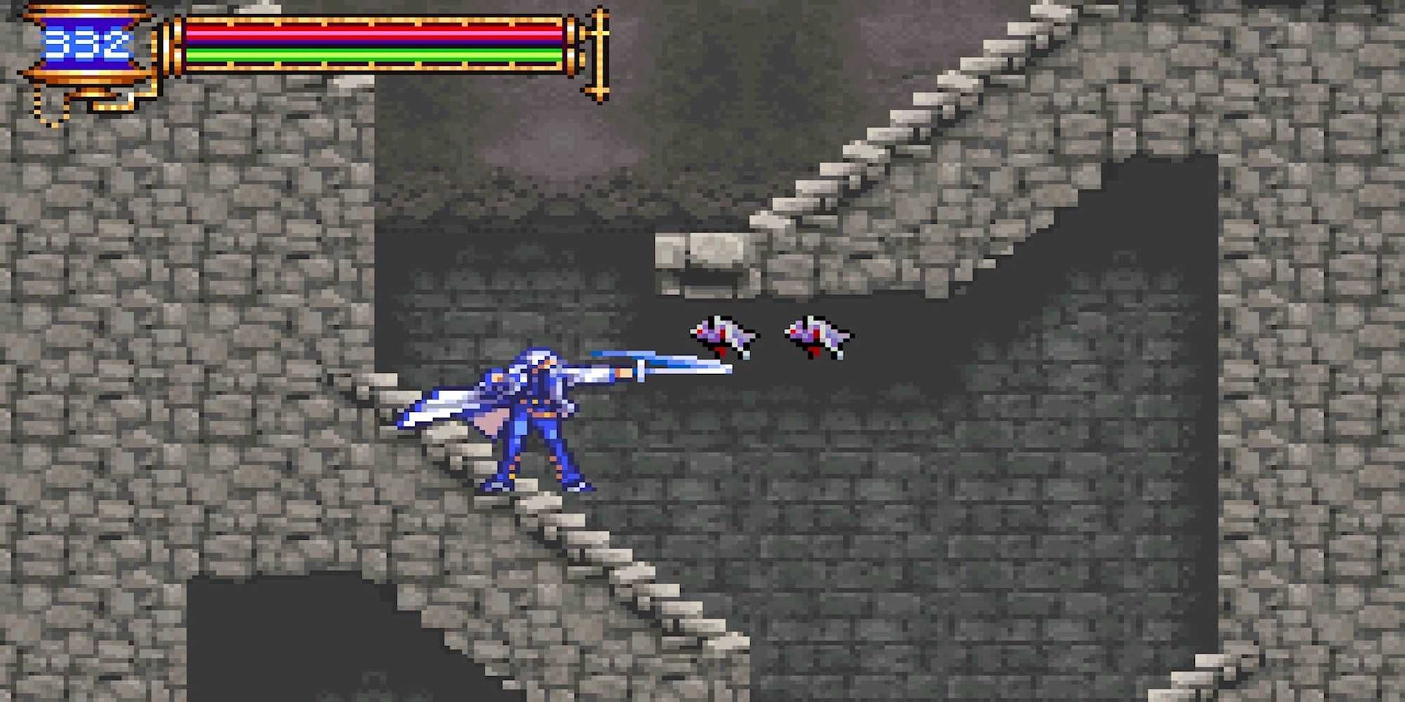 Fighting bats in Castlevania Aria of Sorrow