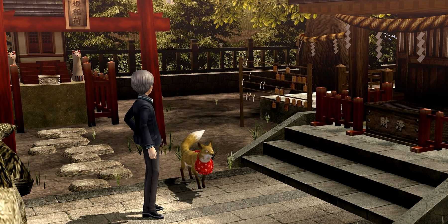 Persona 4 Santuário da raposa dourada yu narukami