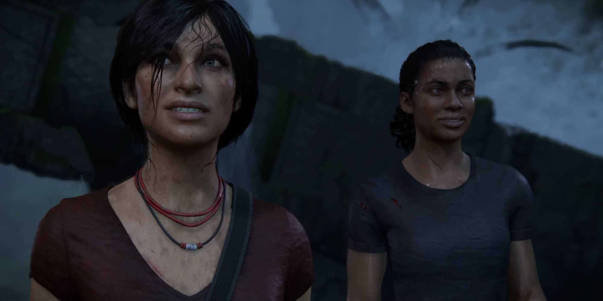 Chloe e Nadine em Uncharted: O Legado Perdido