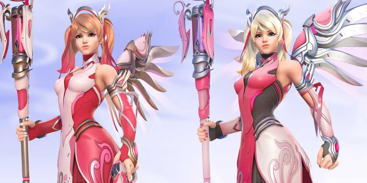 Como conseguir as skins Pink Mercy e Rose Gold Mercy no Overwatch 2