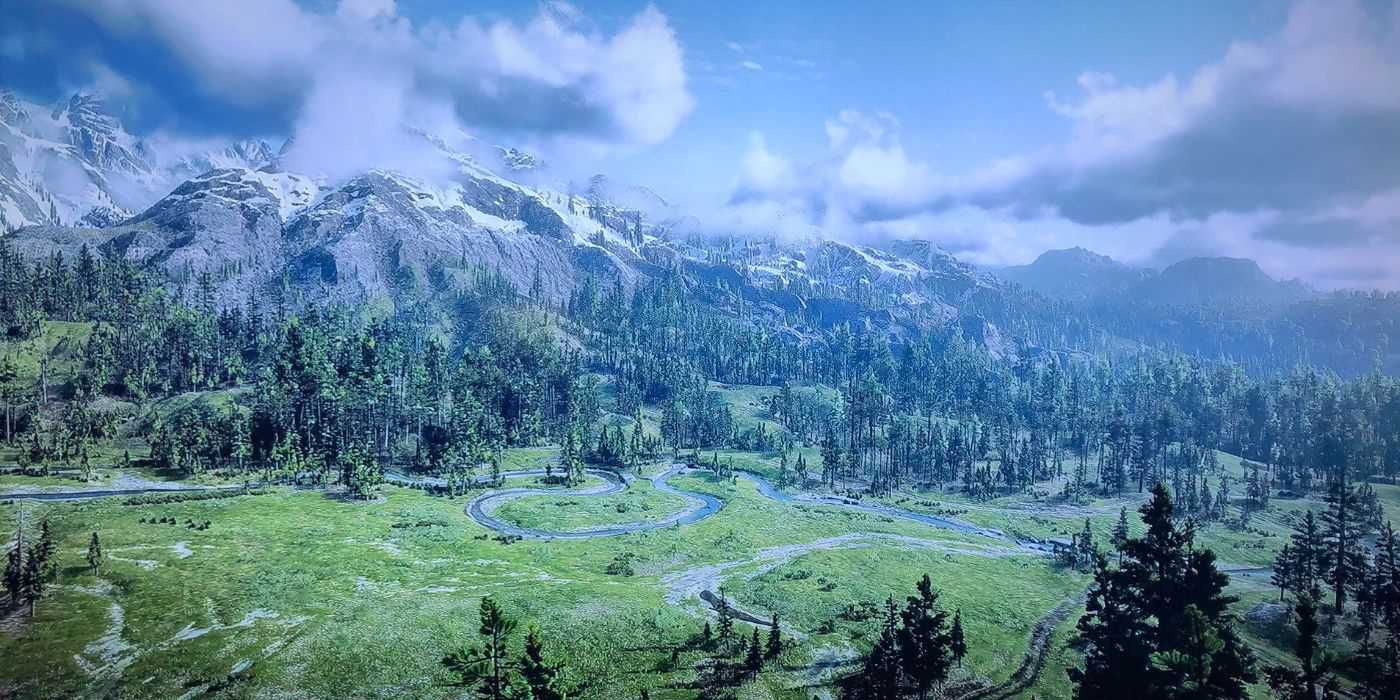 Red Dead Redemption 2 Vista aérea de Big Valley