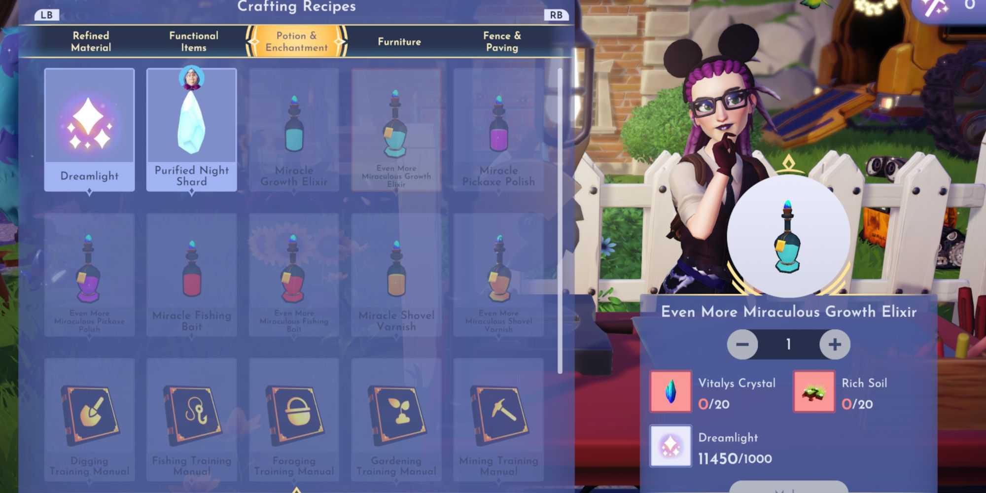 even more miraculous growth elixir in disney dreamlight valley