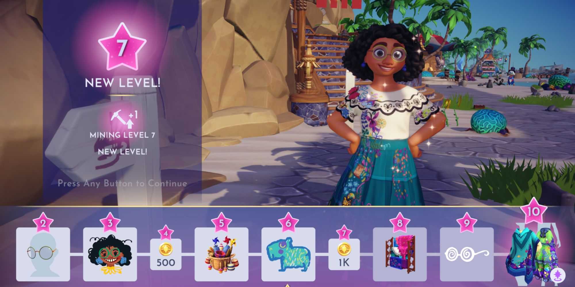 mirabel level 7 friendship rewards in disney dreamlight valley