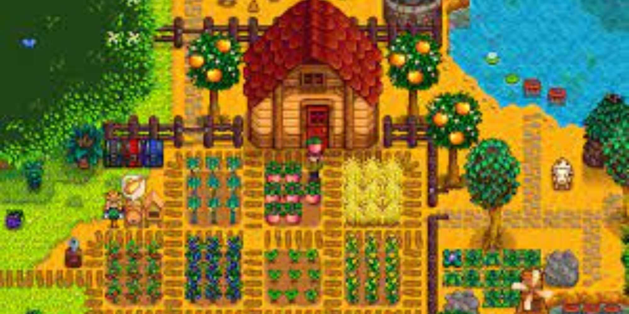 fazenda em Stardew Valley