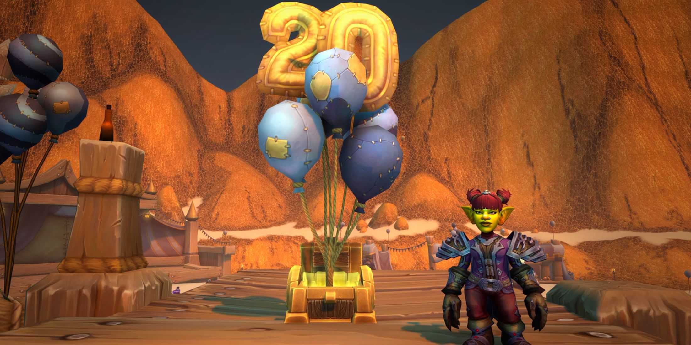 world of warcraft 20th anniversary event balloon toy