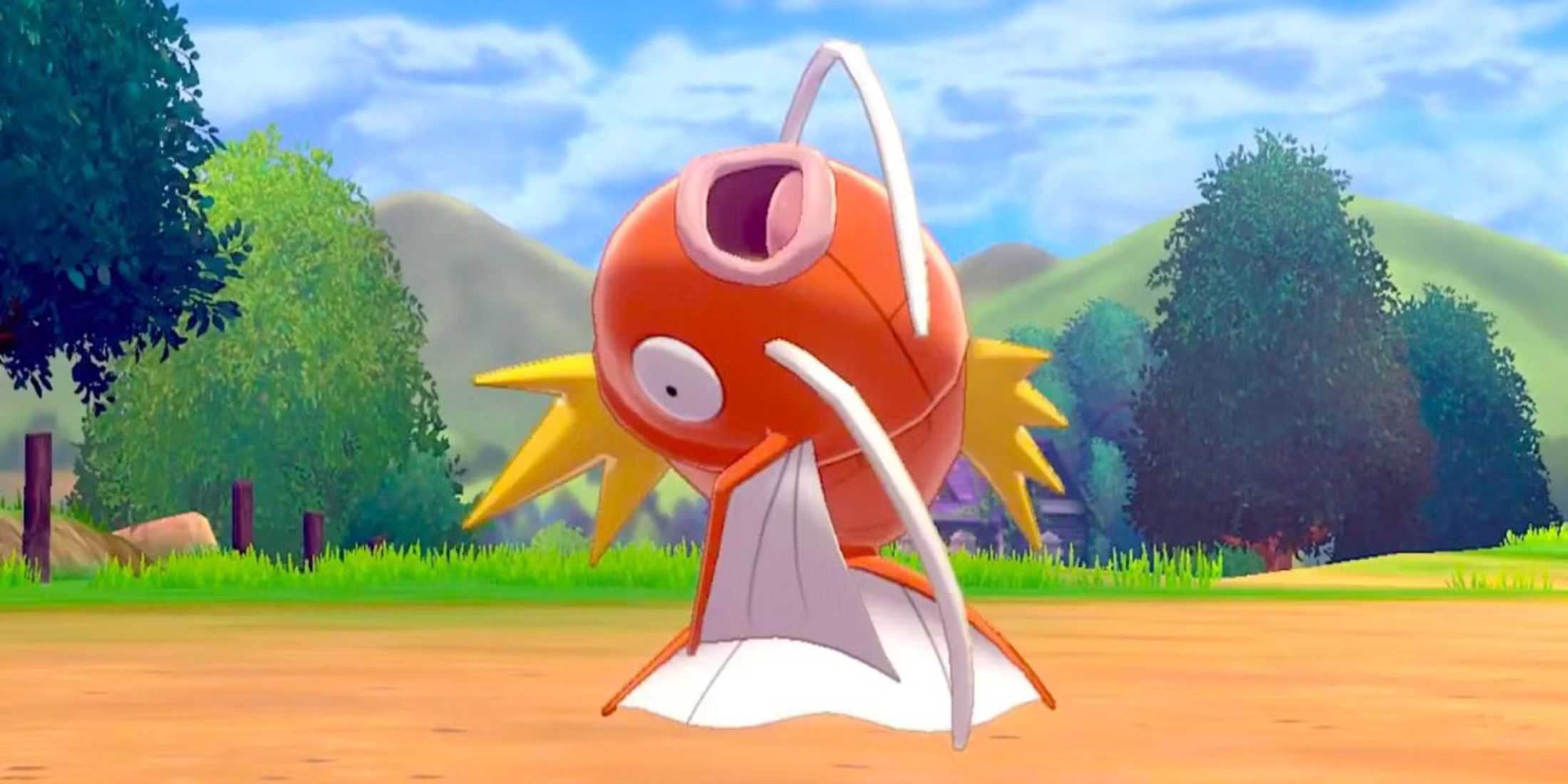 Pokemon - Magikarp flopping around