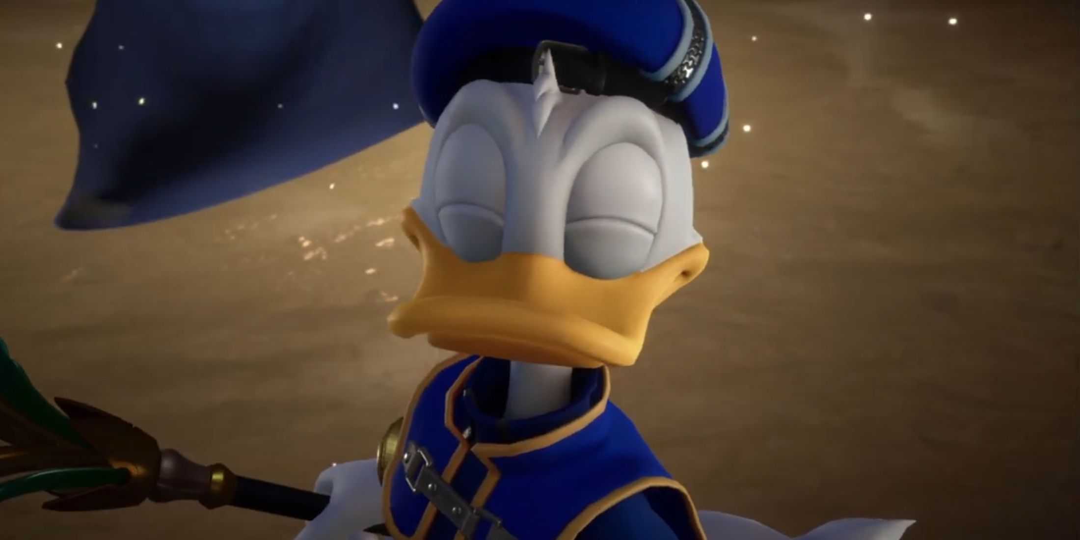 Kingdom Hearts - Donald Duck smiling