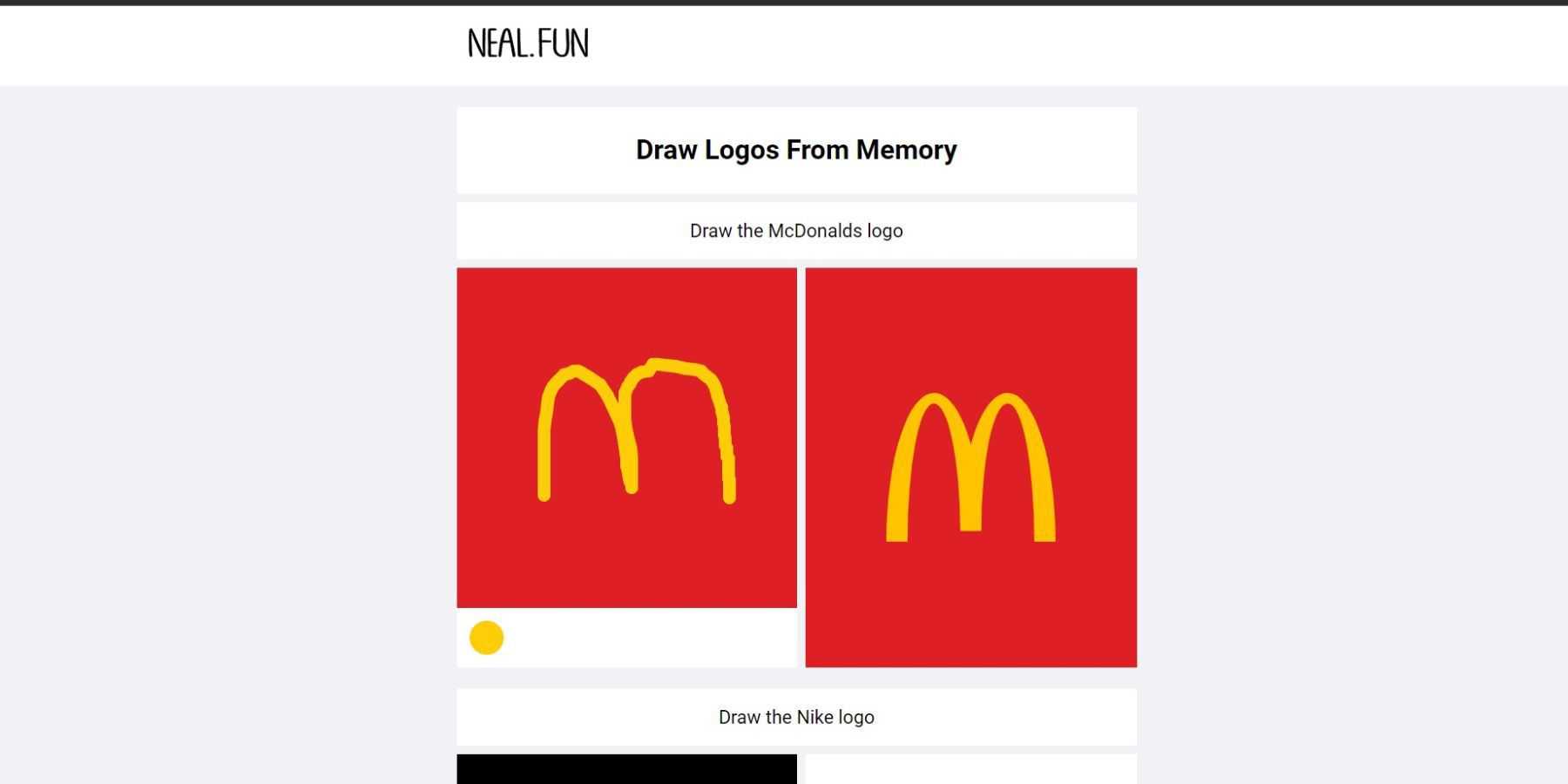 desenhar logotipos de memória