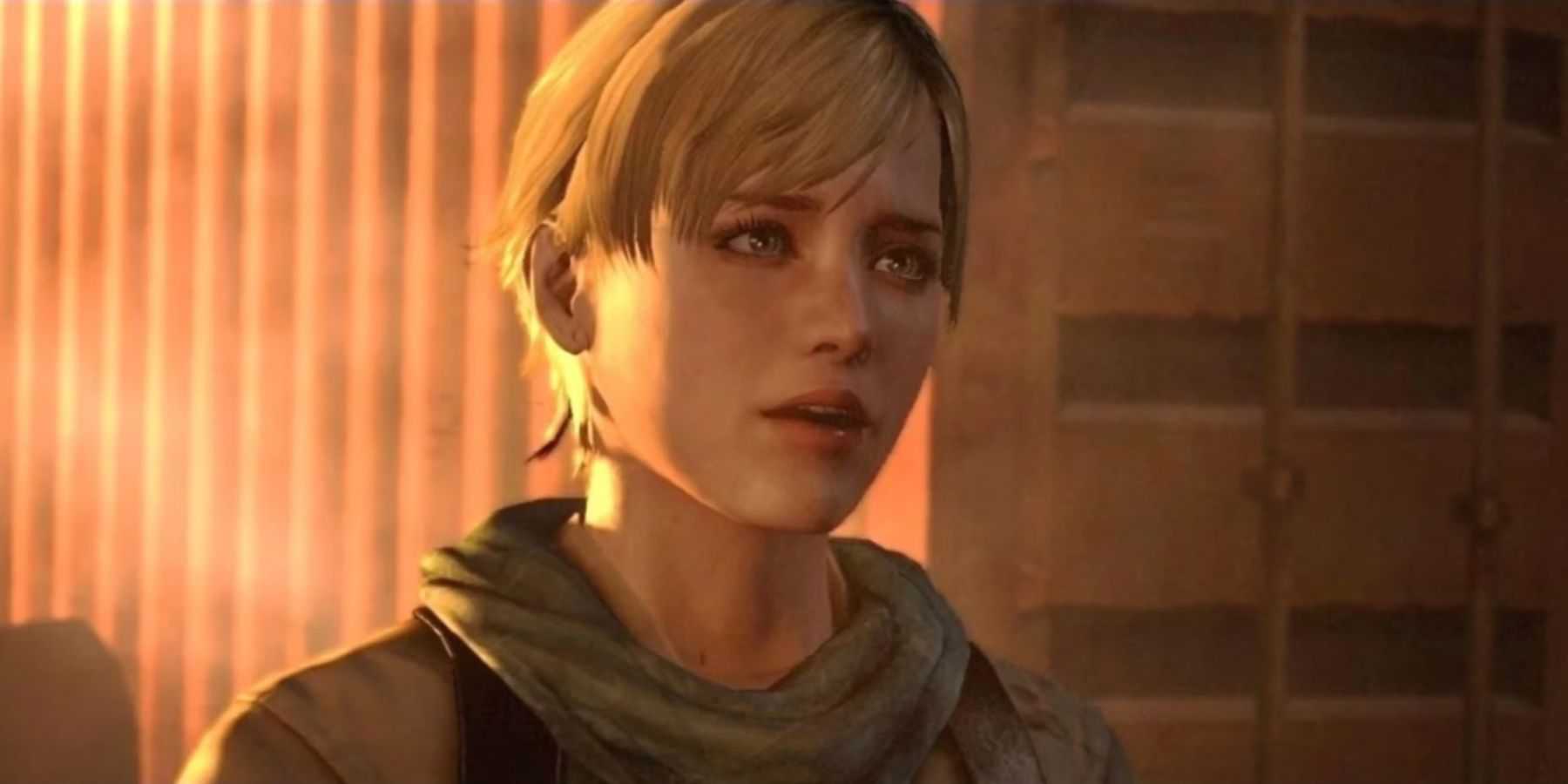 Resident Evil 6 Sherry Birkin conversando com alguém