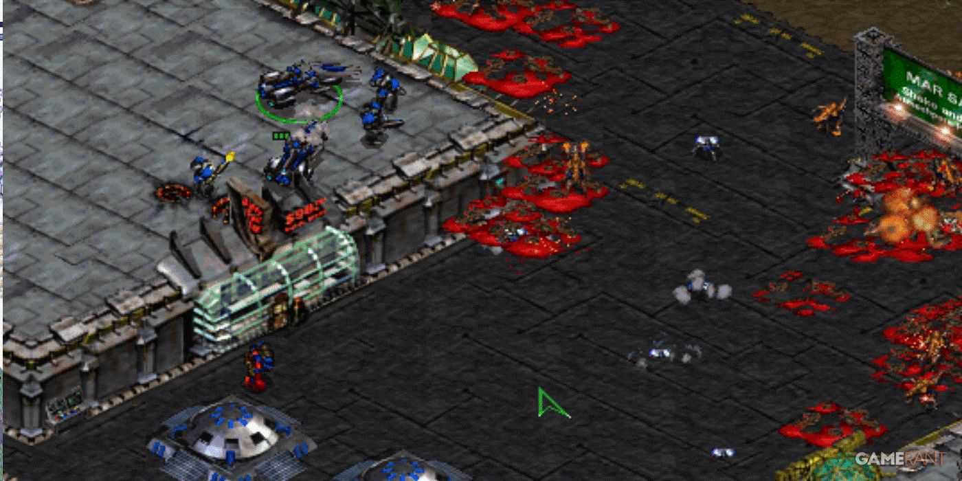 Starcraft - Terran Forces Defend The Ruins of A City