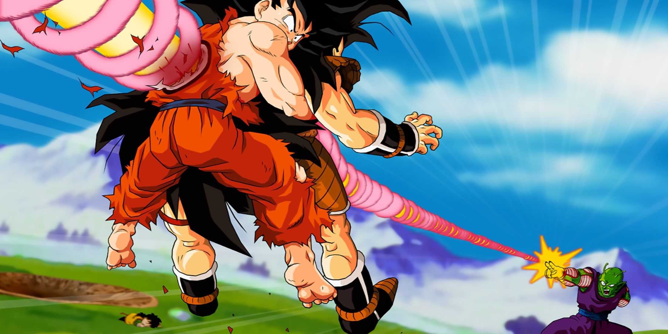 Goku e Raditz morrem pela mão de Piccolo Dragon Ball Z